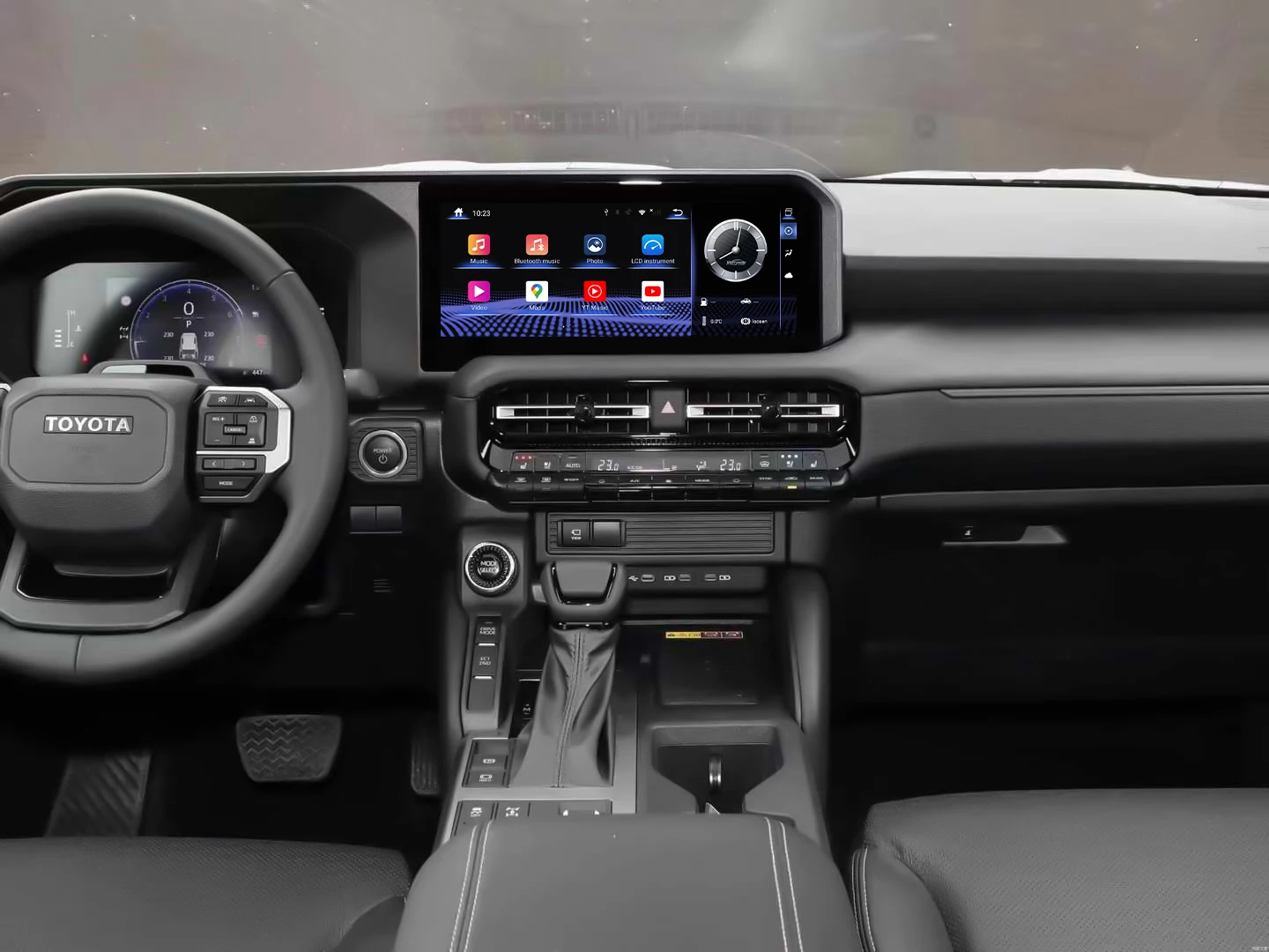 

Andriod 13 Navi Carplay для Toyota Land Cruiser Prado 2024, автомобильный радиоприемник 12,3 дюйма, головное устройство с сенсорным экраном, стерео автоматический мультимедийный плеер