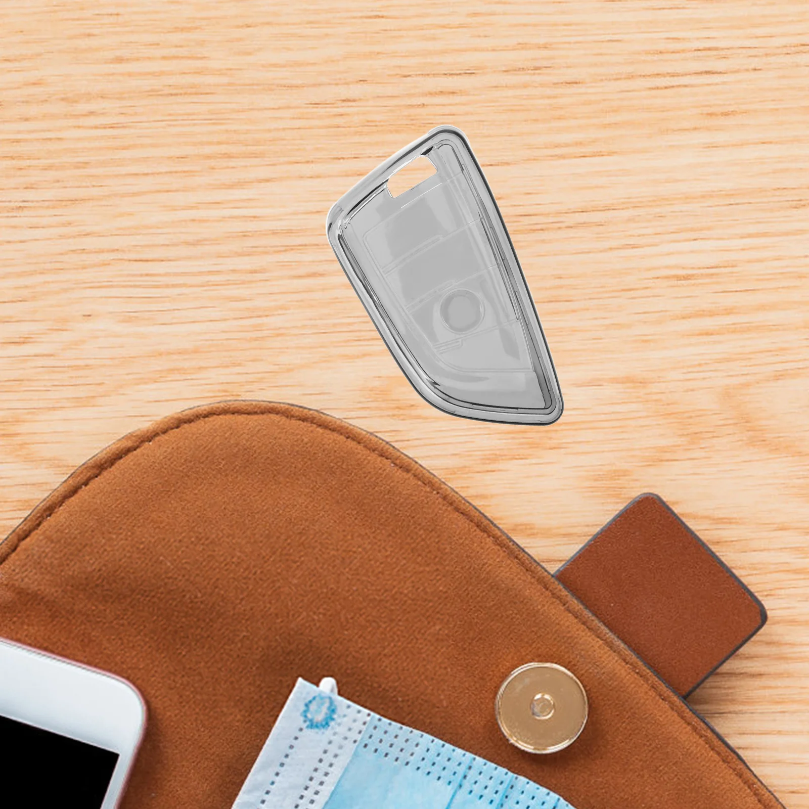 

Transparent Key Fob Cover for Car Keys - Scratch Resistant Tpu Protective Case for Automotive Remote Control Clear Key Fob Cover