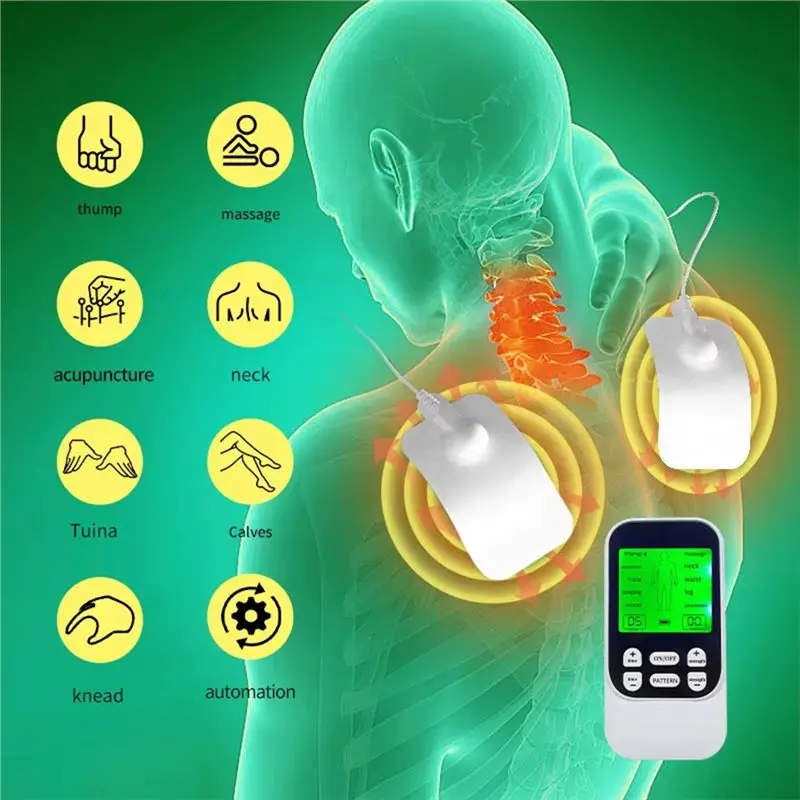 ABLD Electrical Pulse 10 Modes EMS Muscle Relaxation Stimulator Human Massage For Shoulder, Neck Back view 5