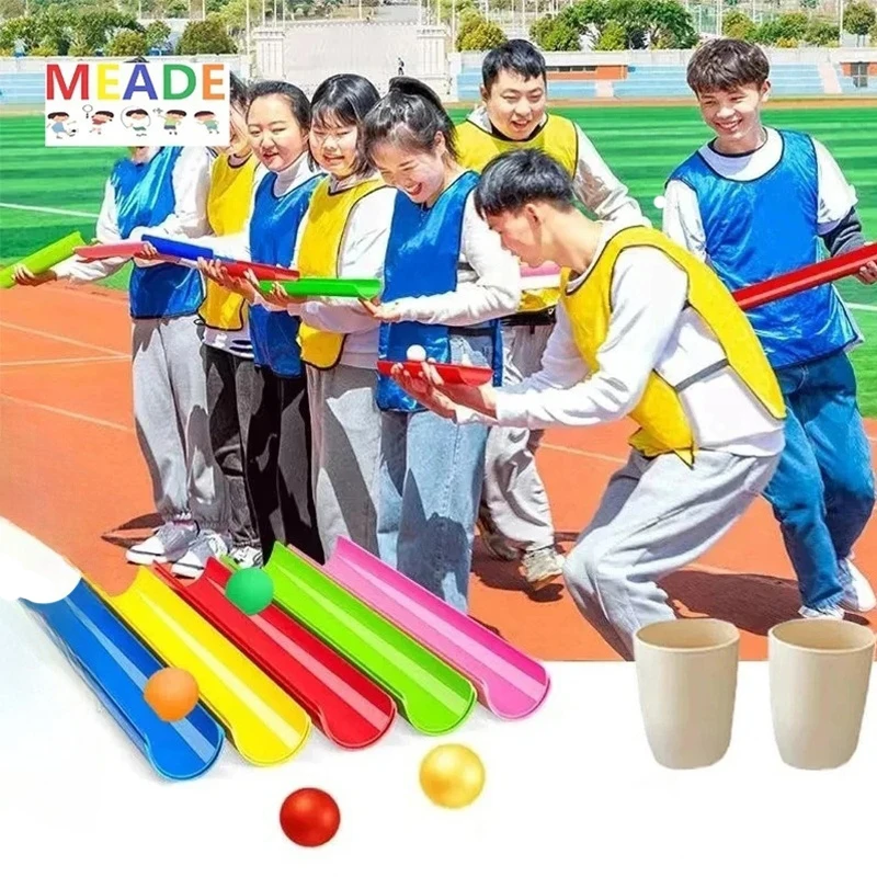 Children Outdoor Toys Pipeline Challenge Games Adults Team Building Activities Kids Sensory Integration Training Toy Ball Sports