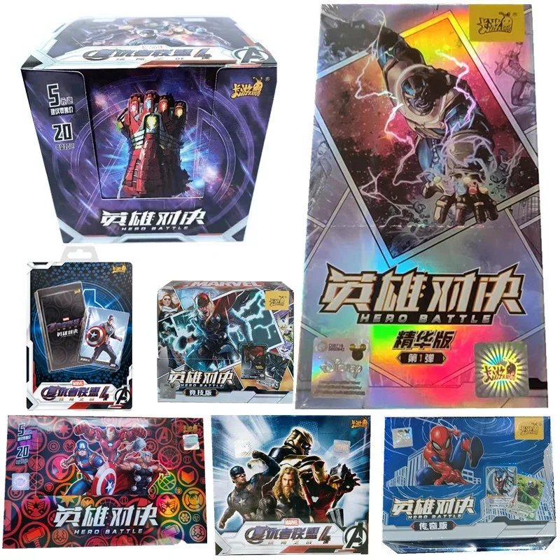 

2023 New Marvel Iron Man Hulk Cards Genuine Avengers Card Parallel Universe Spider-Man Card Christmas Gift Toy Collection Card