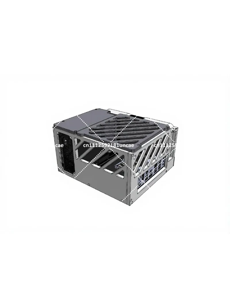 Portable ITX Computer Case Semi-Open 3D Printed Mini PC Chassis
