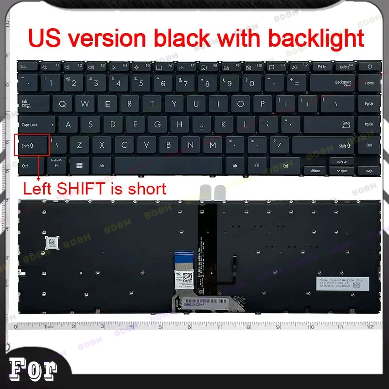 *BH LA/RU/US Laptop Keyboard for Asus ZenBook 14 UX425 UX425J U4700 U4700E U4700IJ UM425 UM425JA UM425IA UM425EA UM425UG UM425UA