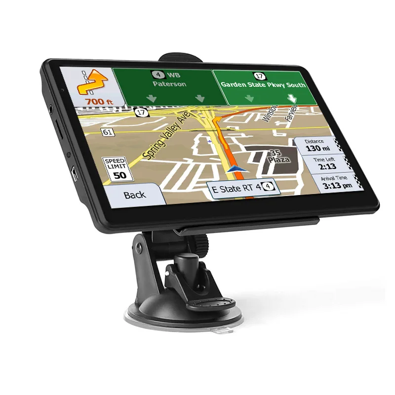 

Portable 7-inch car mounted GPS navigator, high-definition 8G car truck, universal in the United States and Europe