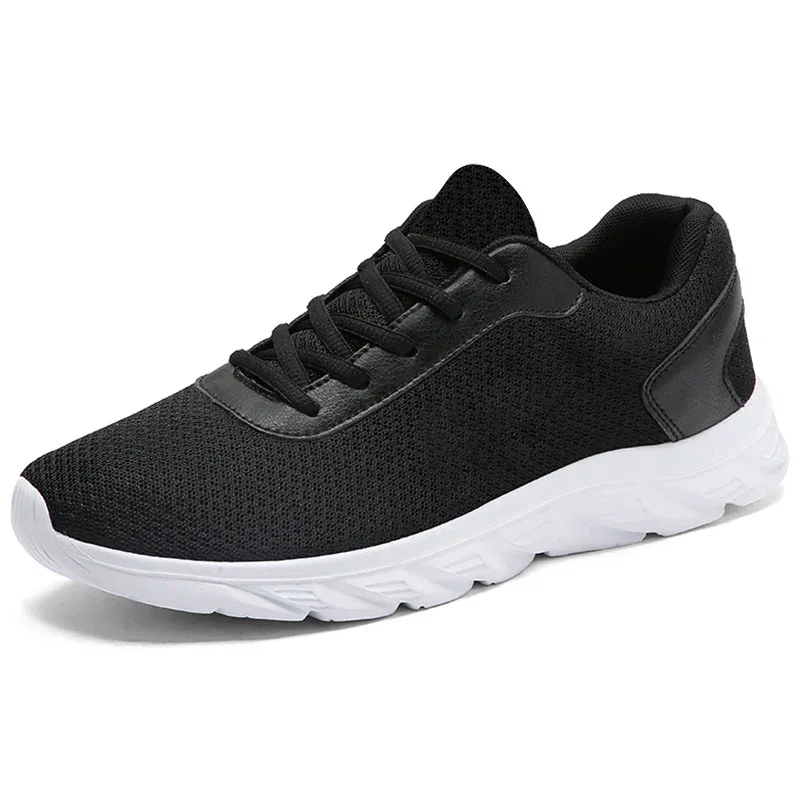 Black Breathable Casual Shoes for Man Sneakers Men Shoes Footwear Male Soft flat Walking Shoes Mocassin zapatillas de deporte