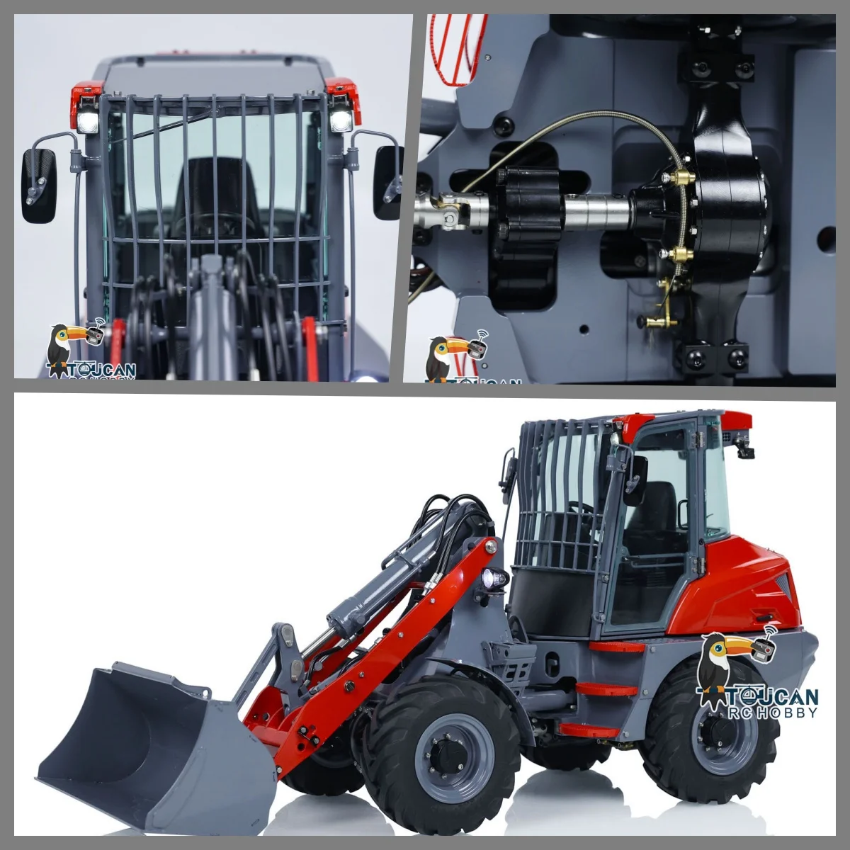 

AOUE MCL8 1/14 LESU Metal Hydraulic RC Loader RTR Remote Control Car Ready to Run Trucks Finished Model for Boys THZH1770