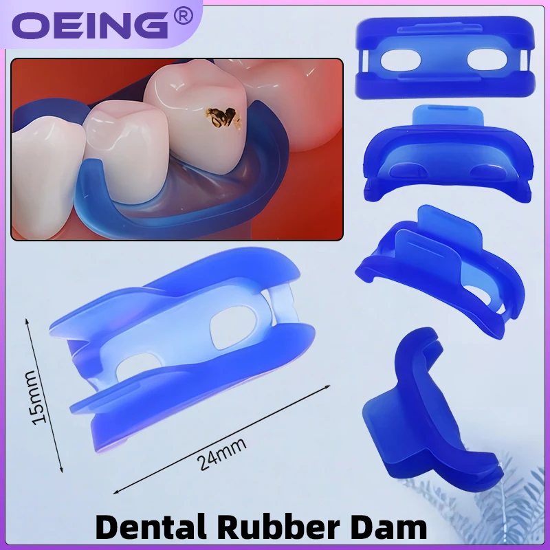 5/10/15Pcs Dental Wedge Rubber Stamps, Moisture-Barrier Cloths, Oral Health, High-Temperature Sterilization, Molding Sheet Set