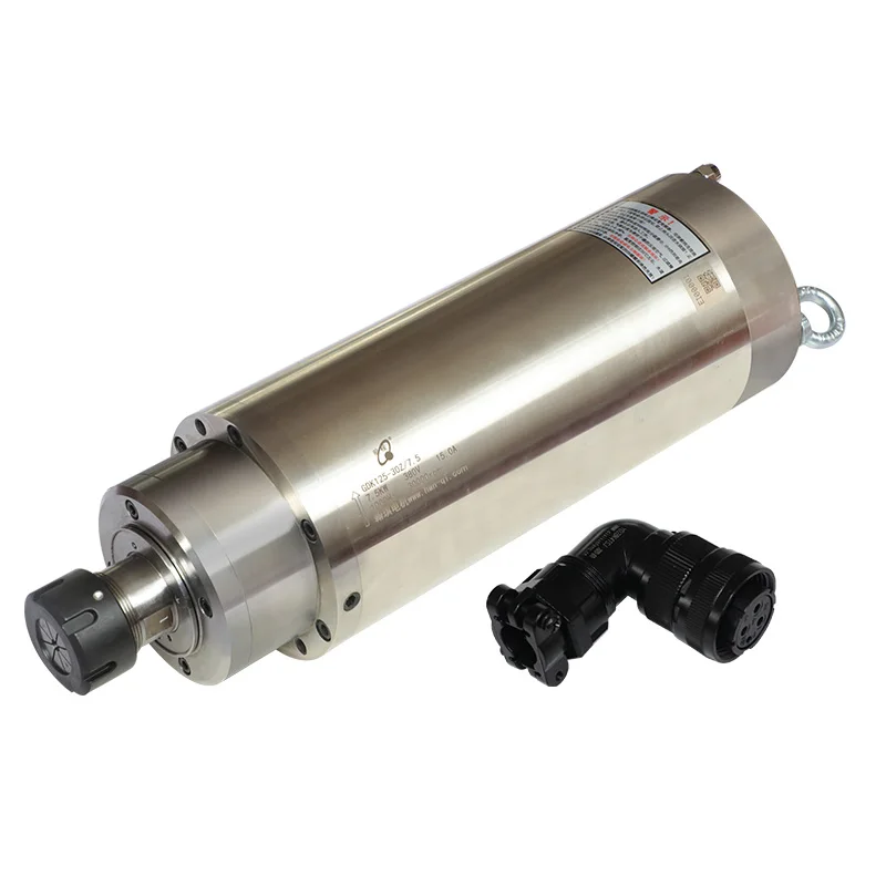 

HQD 7.5kw 125mm 30000RPM GDK125-30Z/7.5 er32 1000HZ water cooling newly high speed cnc router spindle motor