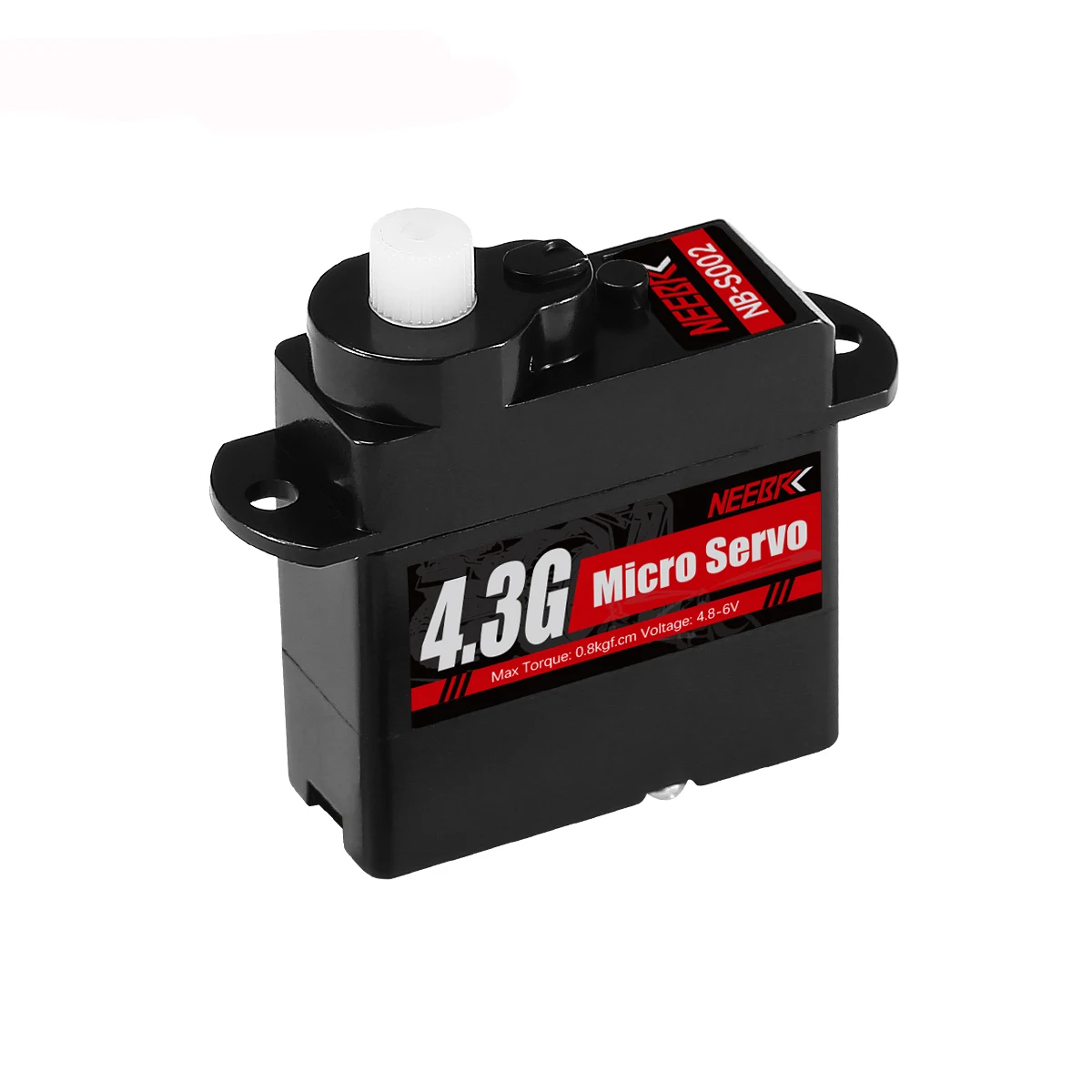 NEEBRC 4.3g Mikro Serwo Cyfrowe Wodoodporne z Metalowymi Przekładniami do Mini Samochodów RC, Samolotów Stałopłatowych, Helikopterów, Robotów, Akcesoria do Zabawek WLtoys K969