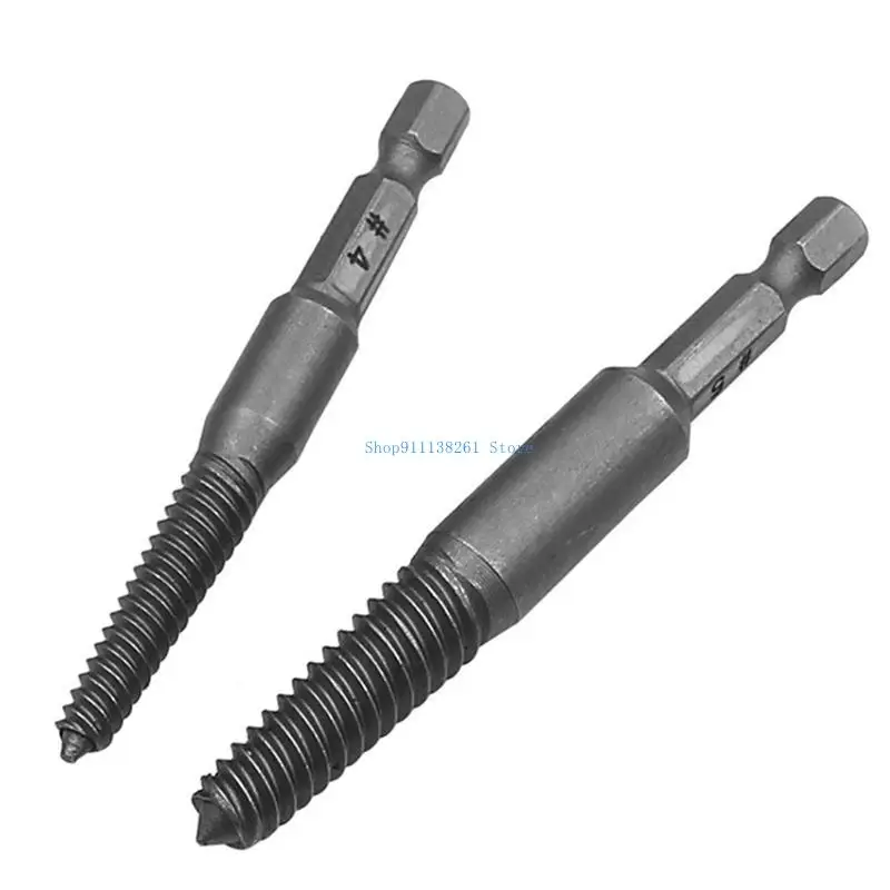 

H05E 5 Pieces Flute Bolt Extractor Shank Broken Screwdriver Extractor Tool