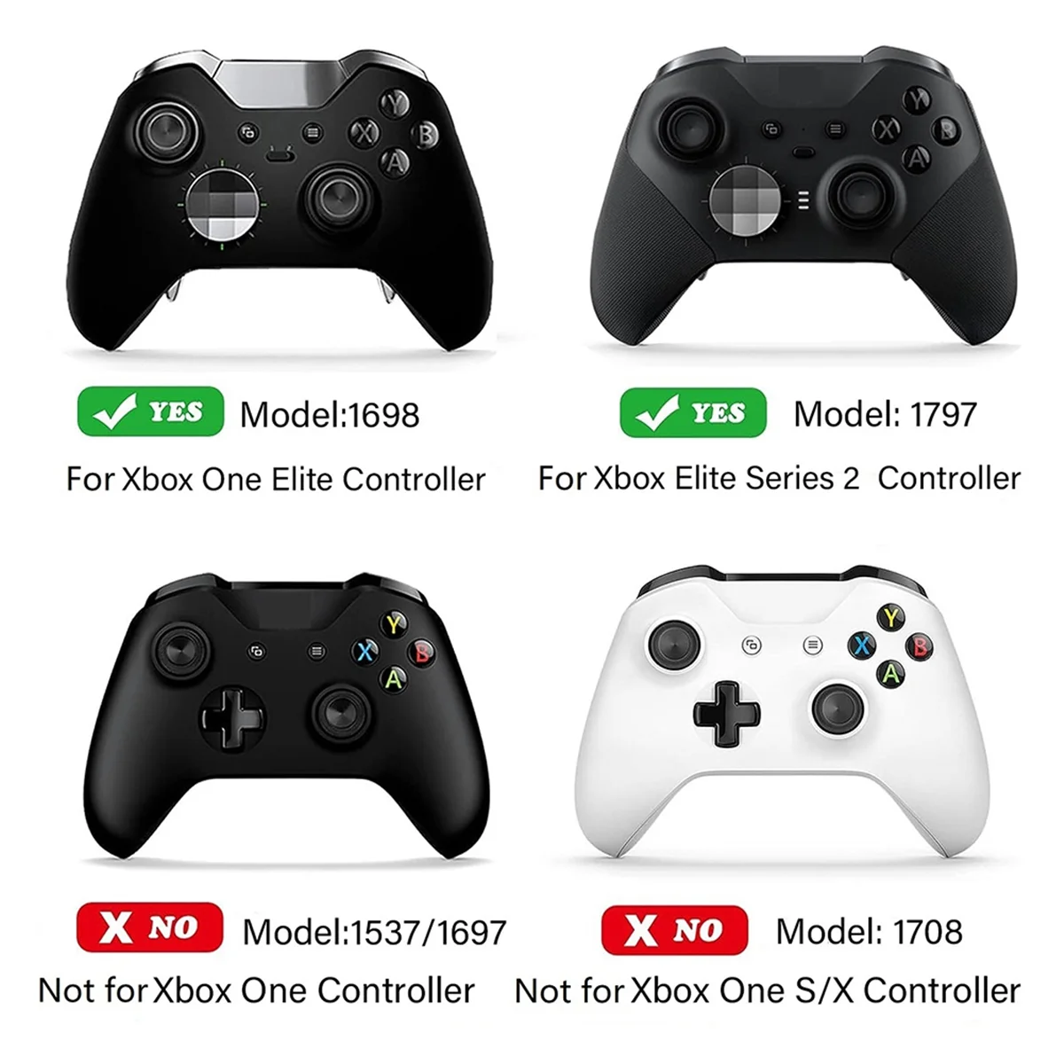 

T36C для Elite Series 2, 2 шт., D-Pad, игровой металлический контроллер, запасные части, набор компонентов контроллера, золото