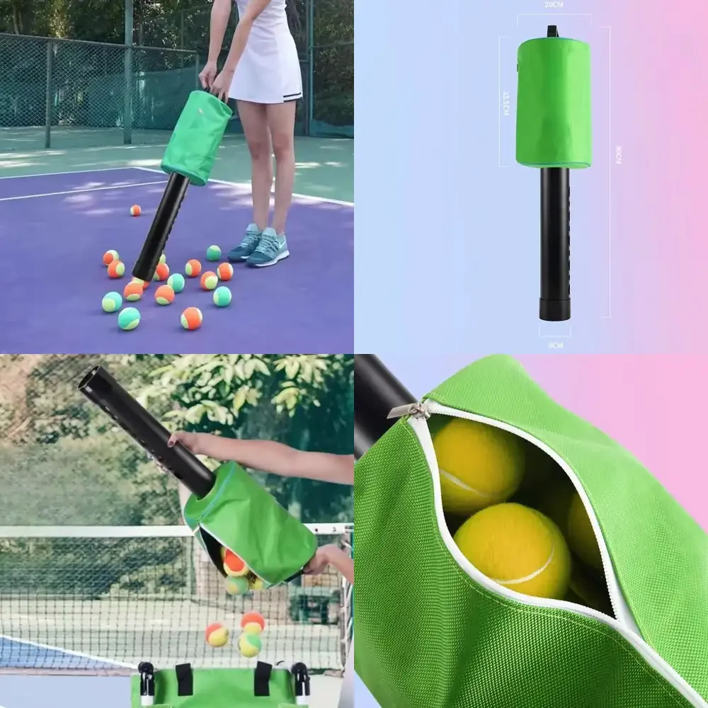 

WAP02 for Tennis Ball Pickup Lightweight Large Capacity Ball Collector Thicken Picking Frame Portable Sports Equipment