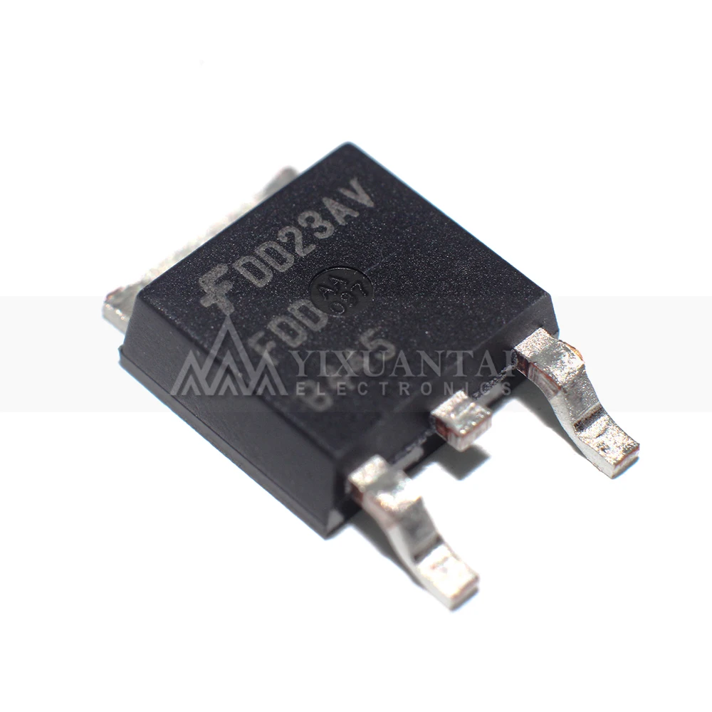 Imagem -02 - Marcação Original Fdd8445: Fdd 8445 Trans Mosfet N-ch 40v 50a Pinos Mais Tab Dpak t r To252 To252 10 Peças Lote Novo
