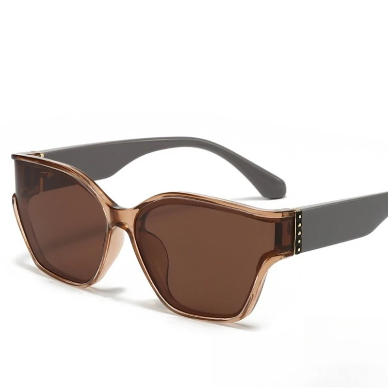 

​​2025 Curved Diamond Sunglasses Women, Polarized UV400 Tea Lens Luxury Street Style Outdoor Fashion