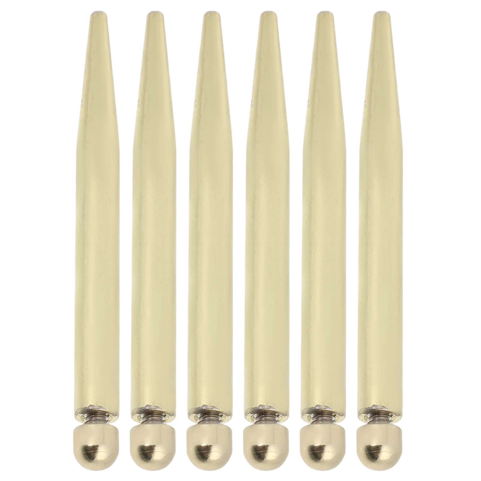 

6pcs Golden Photo Frame Standoff Screws Clear Thread Easy Installation For Acrylic Frames Desktop Posters Wedding Table Numbers