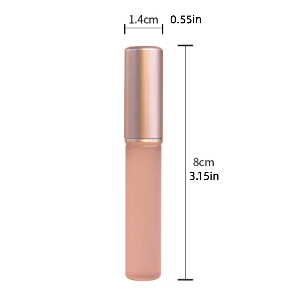 Cepillo de labios de cabeza redonda suave con tapa protectora, pincel de silicona para manchas de lápiz labial, aplicador de lápiz labial, cepillo corrector a prueba de polvo