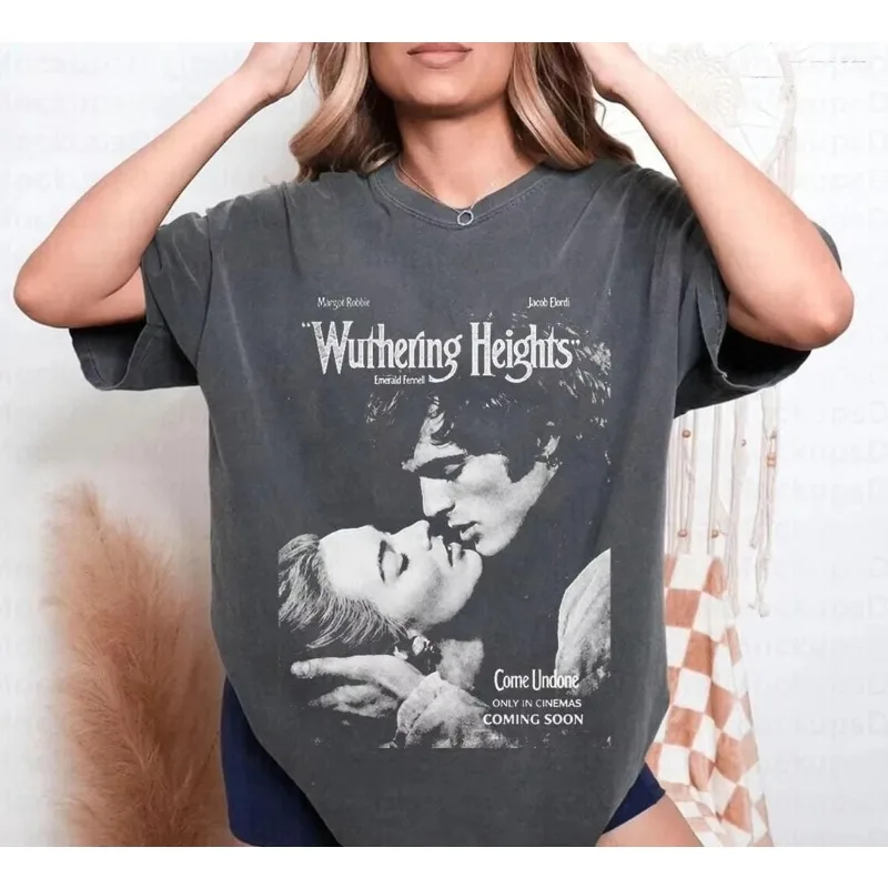 Wuthering Heights Emily Bront Ë Gothic Romantic T-shirt Pattern Suitable for Men and Women All Seasons