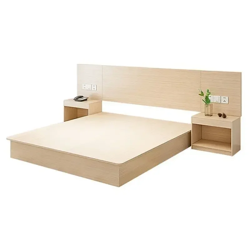 

Hotel bed bed and breakfast full standard small apartment bedroom double bed rental room combination furniture