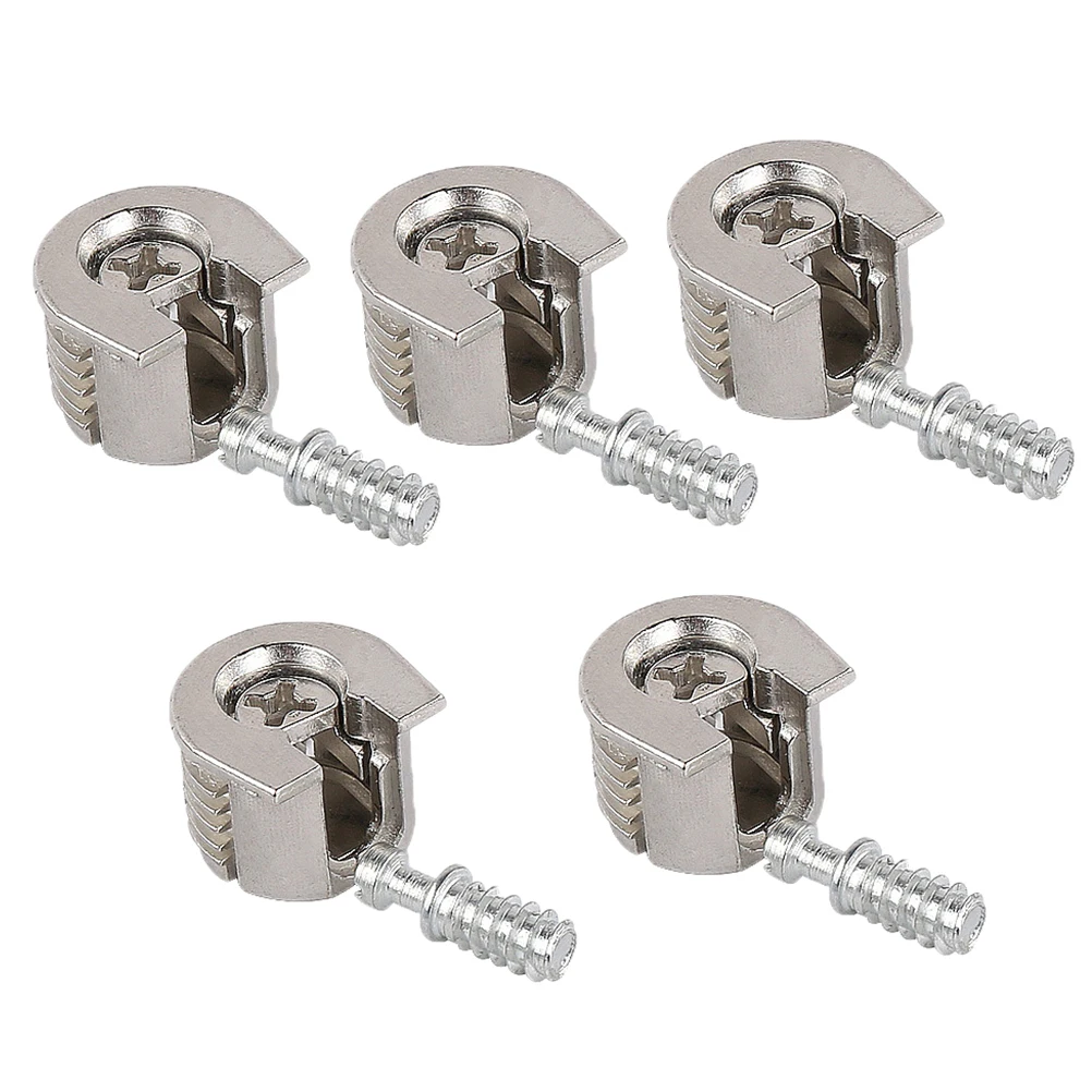 

5 pcs Three-in-one Board Support Alloy Dowels Corner Connector for Furniture Panels Office Cabinets Sturdy