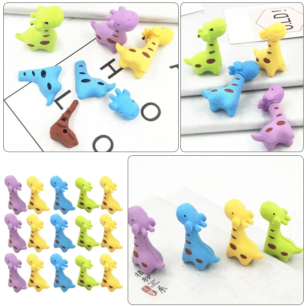 15 Pcs Eraser Colorful Painting Gift Bag Toddler Office Erasers Kindergarten