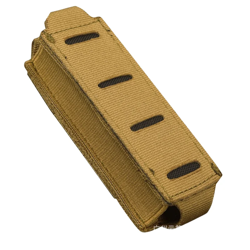 Tactical 9MM single link magazine bag for outdoor hunting, laser cutting scorpion style magazine bag, Molle tool kit