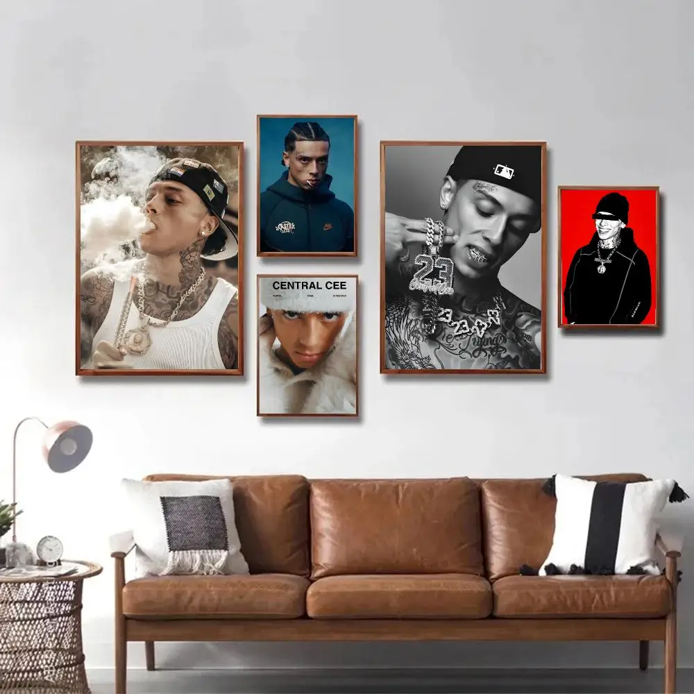 Central Cee Poster Versatile HD Waterproof Wall Art Self-Adhesive Decor For For Home Living Room Hallway Decor Ideal Gift