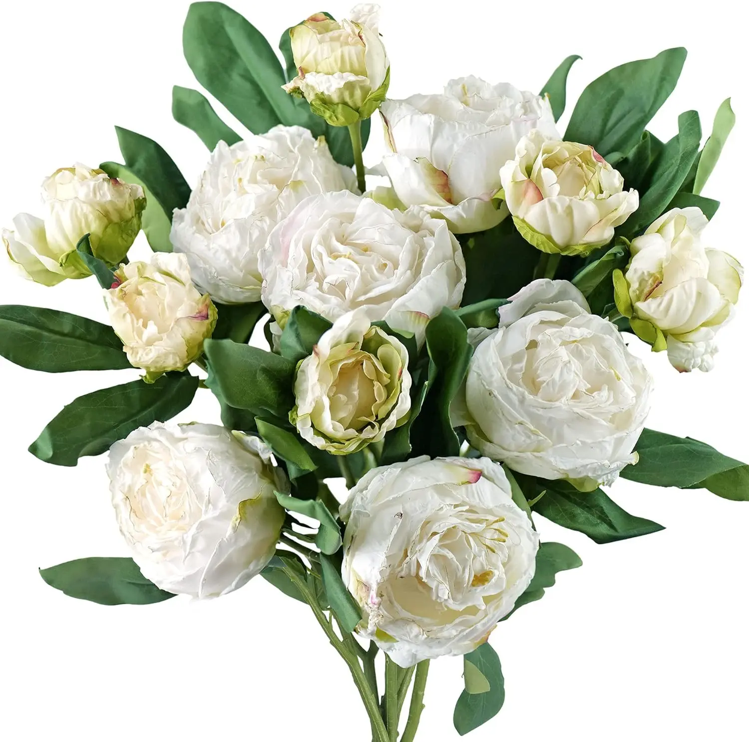 

Vintage Artificial Peonies Peony Flowers and Hydrangeas for Wedding Bridal \u2013 Floral Centerpiece Arrangement with 2 Bouqu