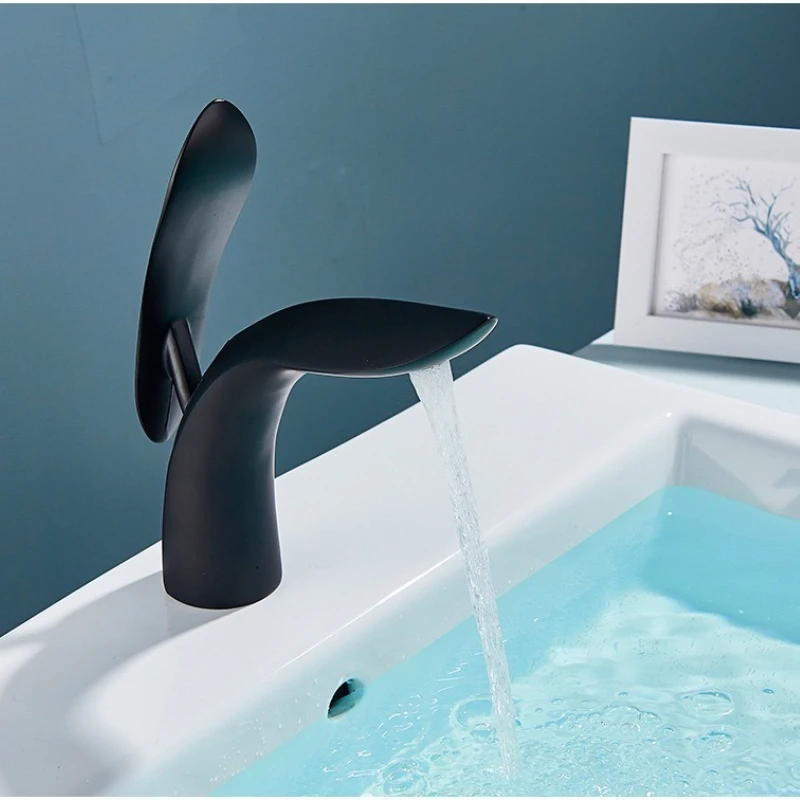 

Смесители для ванной комнаты Смеситель для раковины из нержавеющей стали, высокий и короткий смеситель для раковины в ванной комнате, смеситель для горячей и холодной воды