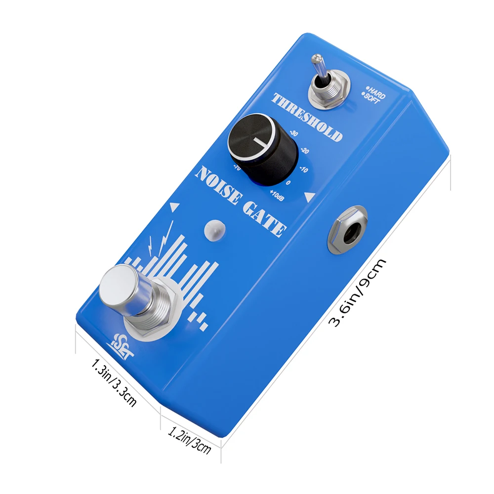 ISET Noise Gate Guitar Pedal Noise Suppressor Noise Killer Electric Guitar Effect Pedal True Bypass Guitar Parts & Accessories