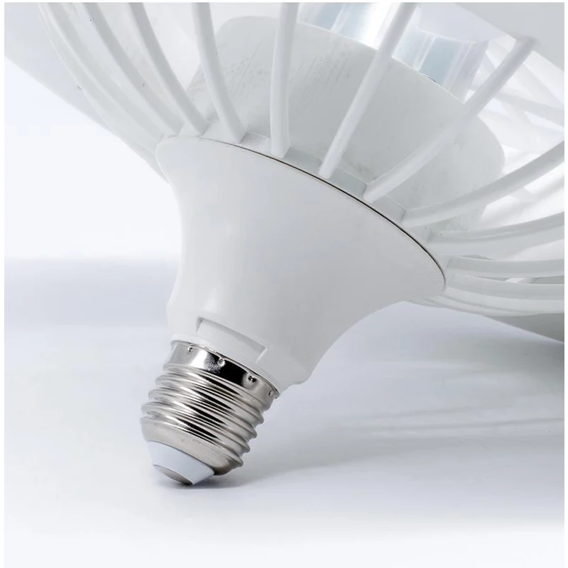 LED Ceiling Lamp Built-in Fan E27 Wireless Connection Ceiling Fan With Clear Living Room Can Hang Line