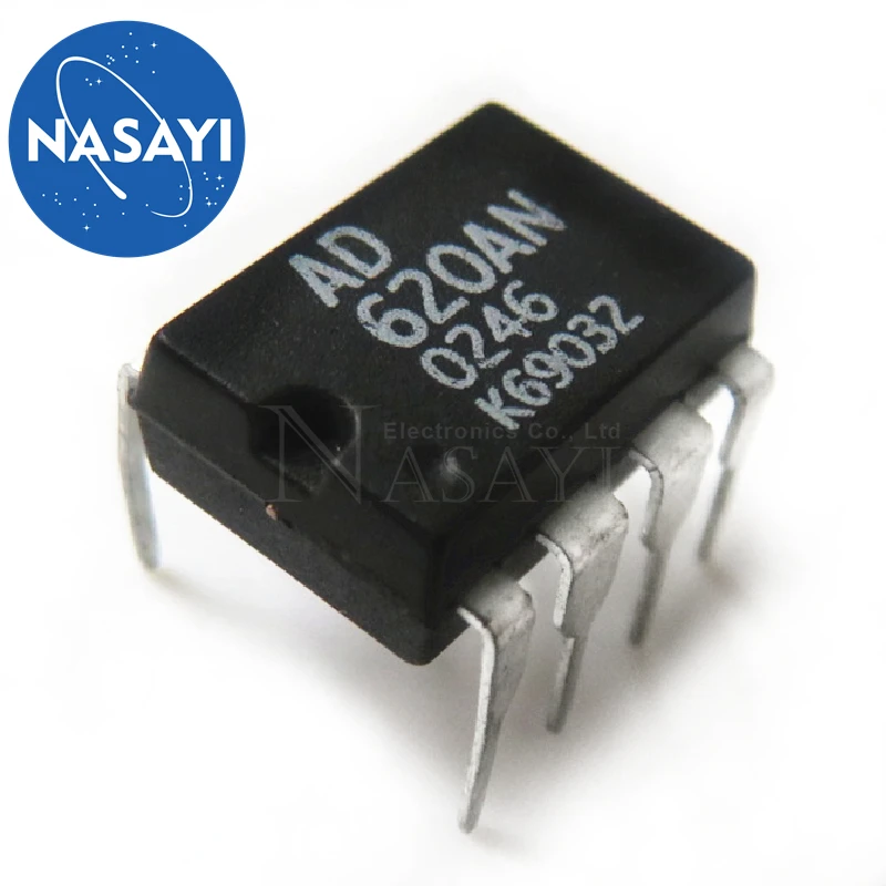 5pcs/lot AD620ANZ AD620AN AD620A AD620BNZ AD620BN AD620 DIP-8 In Stock