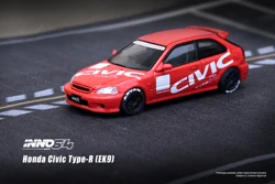 INNO 1:64 Honda CIVIC Type-R EK9 alloy car model finished collection