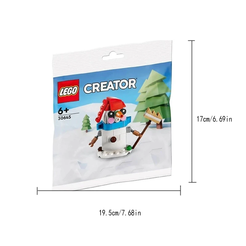 LEGO 30645 Snowman，building blocks