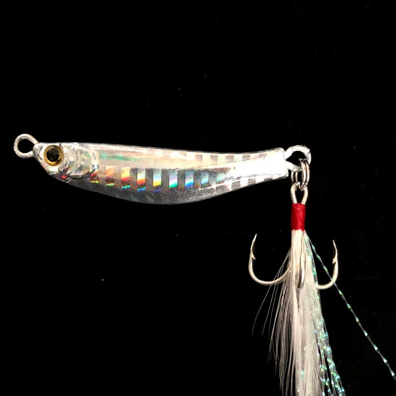 1 Stück Verkauf Langsam schütteln Jigs Angeln Jigbait Köder Metallköder Weitwurf Shore Throw Glow Kunstköder 4,9 cm/20 g – Detail 8