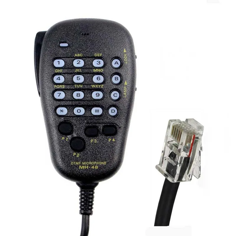 Micrófono de mano DTMF de alta resistencia para MH-48, MH-48A6J, PTT, altavoz para YAESU FT-2600, FT-7800R, FT-7900R, Radio Móvil para coche