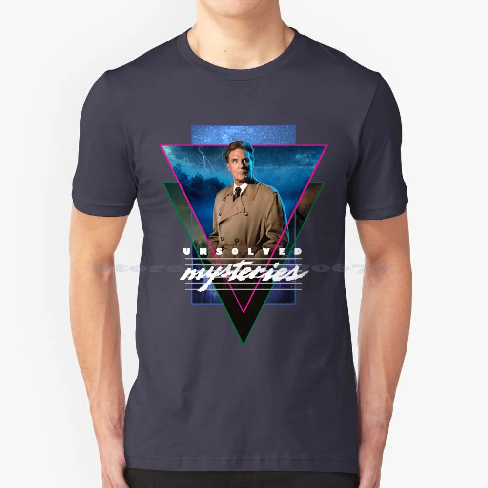 Unsolved Mysteries T Shirt 100% Cotton Tee Robert Stack The Unexplained Aliens Ghosts Ufos Unsolved Mysteries Logo Unsolved