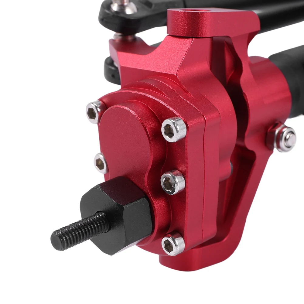 Eje de Portal delantero y trasero anodizado CNC para coche trepador de control remoto Axial SCX10 II 1/10 90046 RC4WD D90 RGT 86100 Redcat GEN8 Kit 3