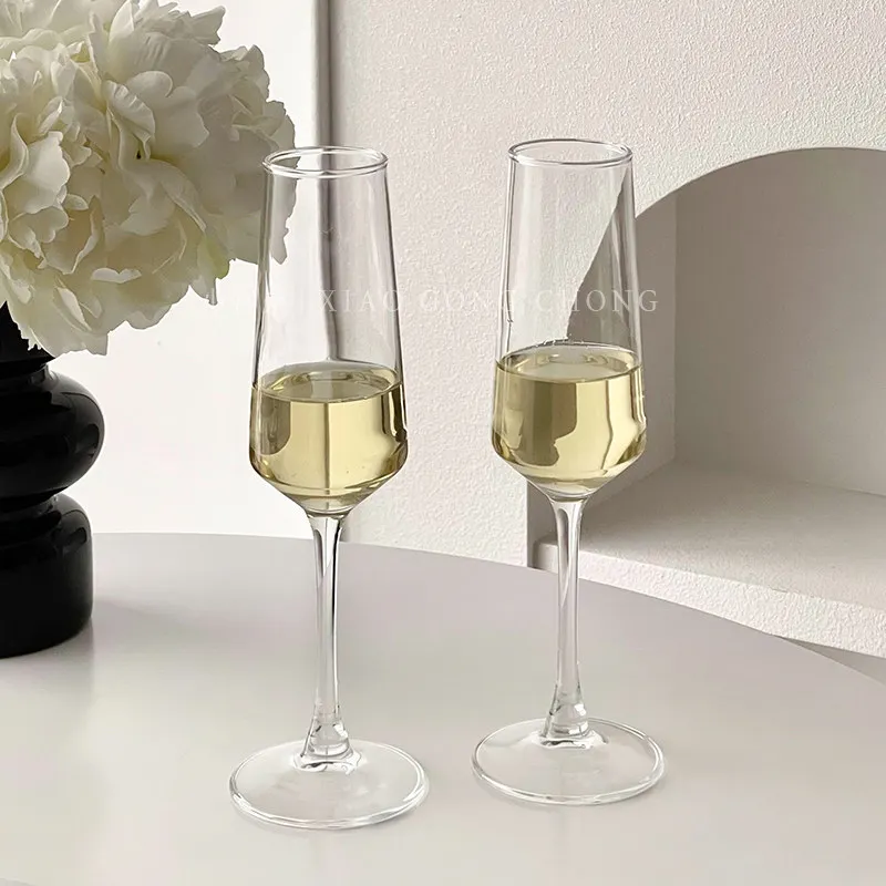 

CX high-value champagne glass, crystal tall glass wine glass, household light luxury high-end red wine glass