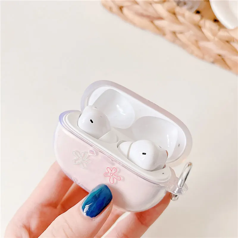 Bonito Smiley Astronauta Fone De Ouvido Caso Para Xiaomi Redmi Buds 4 Pro Fone De Ouvido Sem Fio Soft Silicone Earbuds Tampa Protetora Clara