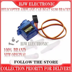 HJW Smart Electronics Rc Mini Micro 9g 1.6KG Servo SG90 for RC 250 450 Helicopter Airplane Car Boat SG90 Bracke