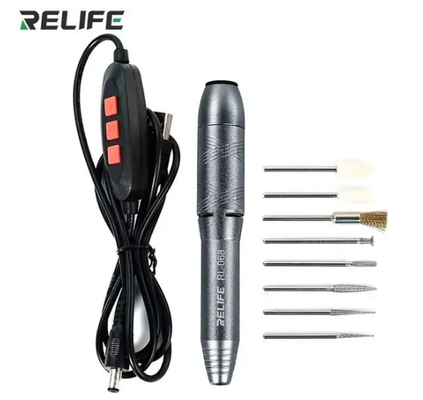 RELIFE-RL-068 Полировальная ручка, Многоскоростная электрическая дрель, Гравировальная ручка, Шлифовка, Сверление, Резка, Материнская плата, Мини