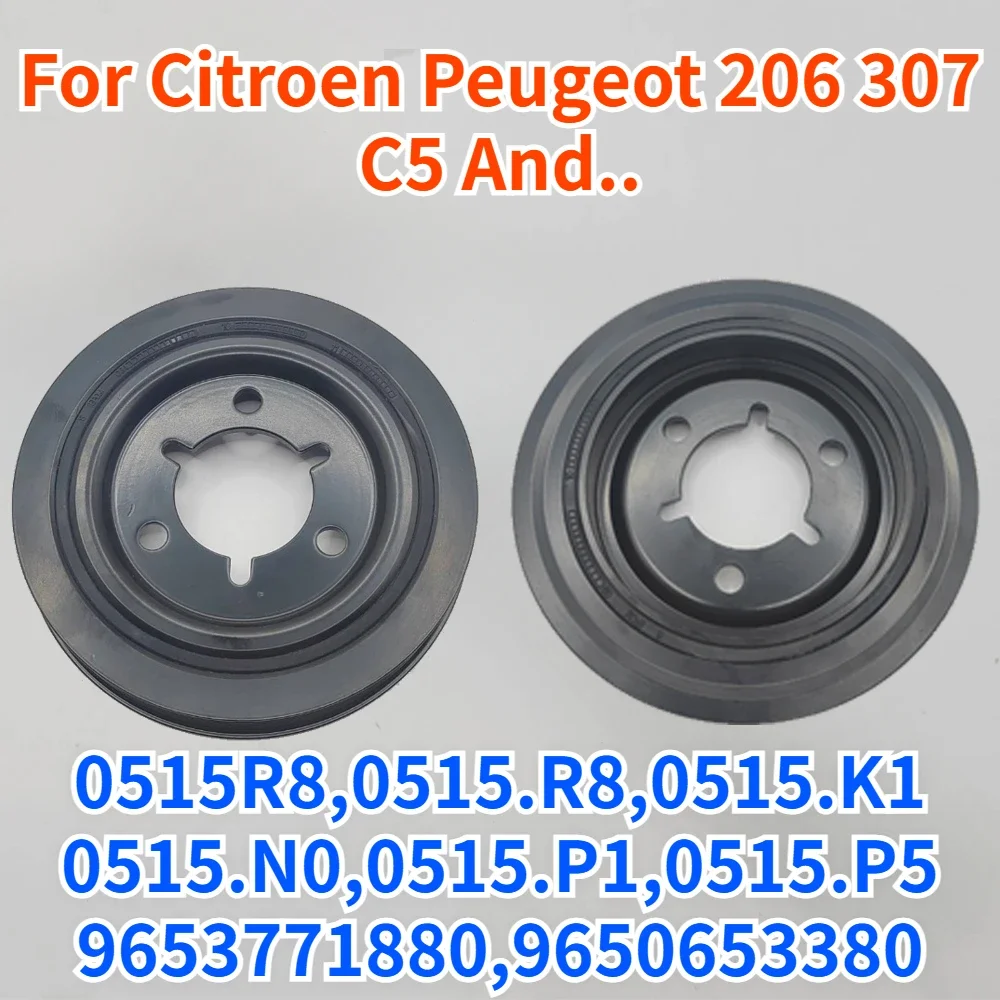 0515R8 0515.R8 9653771880 9636924480 for Citroen Peugeot 206 307 C5 Belt Drive Tensioner Deflection Guide Pulley 0515.K1 0515.K1