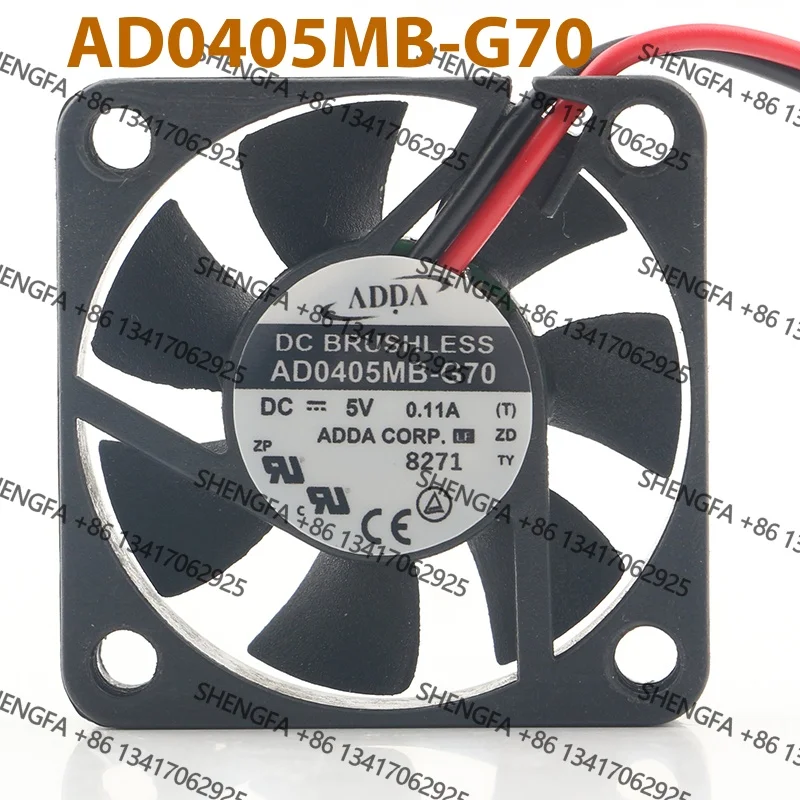 4010 40X40X10MM 4CM New ADDA 12V 24V 48V DC 5V 0.11A VCR power supply chassis Quiet double ball bearing AD0405MB-G70 cooling fan