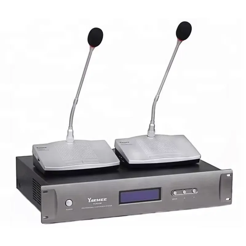 For YARMEE YC822 Basic Audio Conference System Delegated Microphone Tabletop Microphone with USB Recording