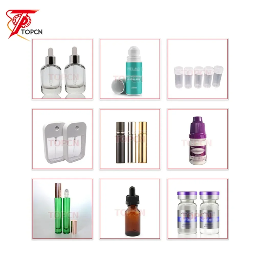 Cosmetic Peristaltic Pump Liquid Filler Small Bottle Filling Machine Price with Bottle Tray