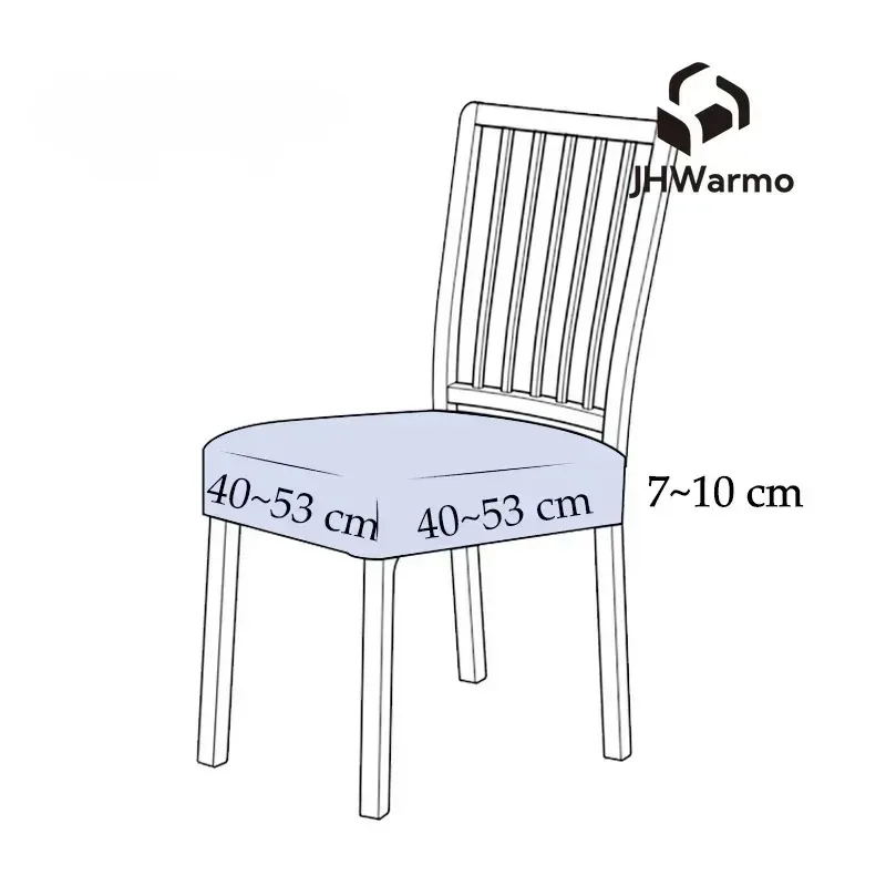 قابل للتعديل البراز كرسي حالة بسيطة الجاكار جميع المواسم المضادة للانزلاق سبليت الحديثة مطاطا جاكوارد غطاء كرسي وسادة 2024 #2