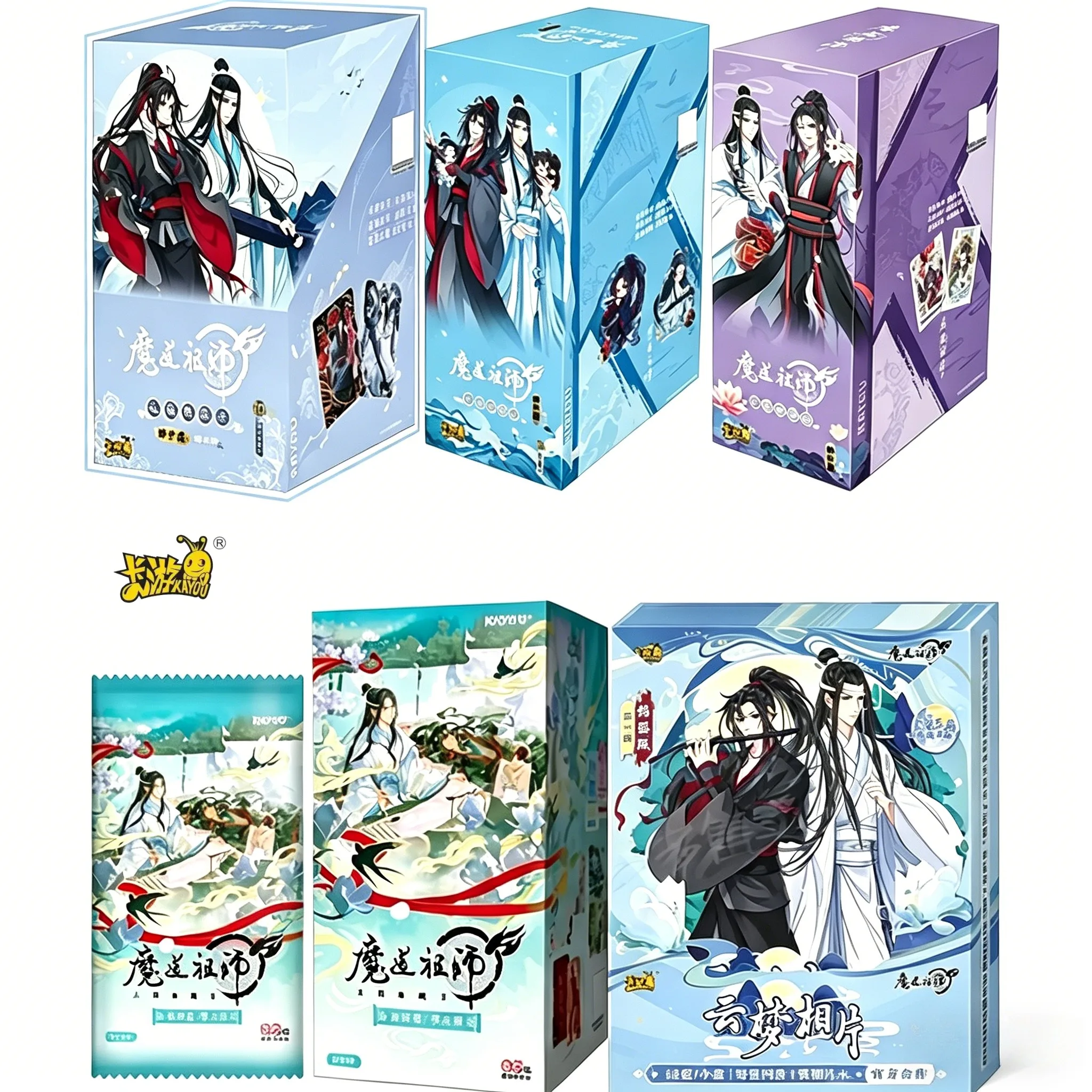 

Mo Dao Zu Shi Cards MDZS Mystery Box Trading Cards Collectible Anime Game Cards Toys Holiday Birthday Gifts for Boys Girls Fans