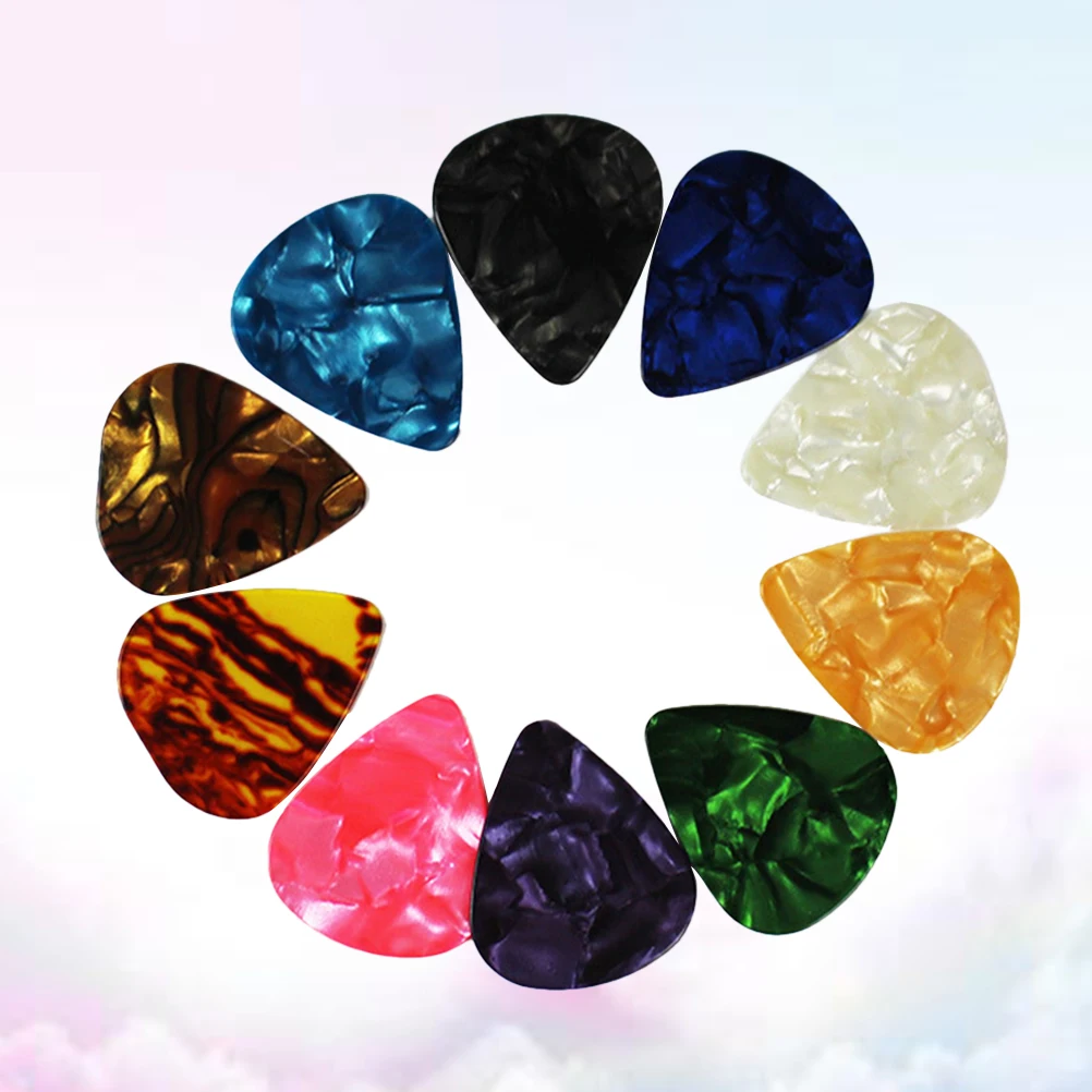 

20pcs Guitar Picks Thin Light Ukulele Accessories Durable Long Lasting Ultra Thin Lightweight Portable