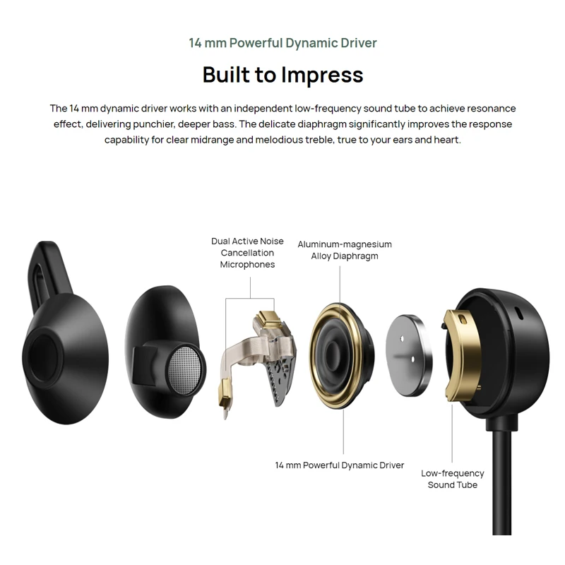 HUAWEI FreeLace Pro earphone Bluetooth Dual-mic asli Headset Noise cancelling magnetik Snap nirkabel Headset kalung