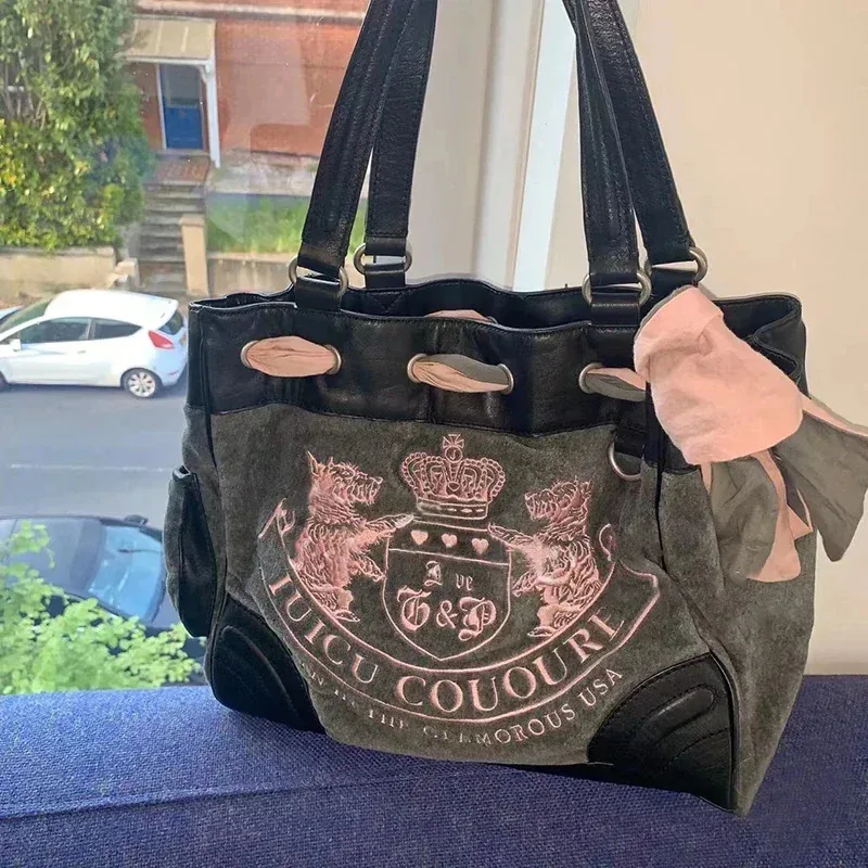 2026 Y2K Women Vintage Retro Chic Embroidery Handbags Ladies Large-Capacity Tote Bag Girl Shopping Shoulder Bag Women's Purses view 6